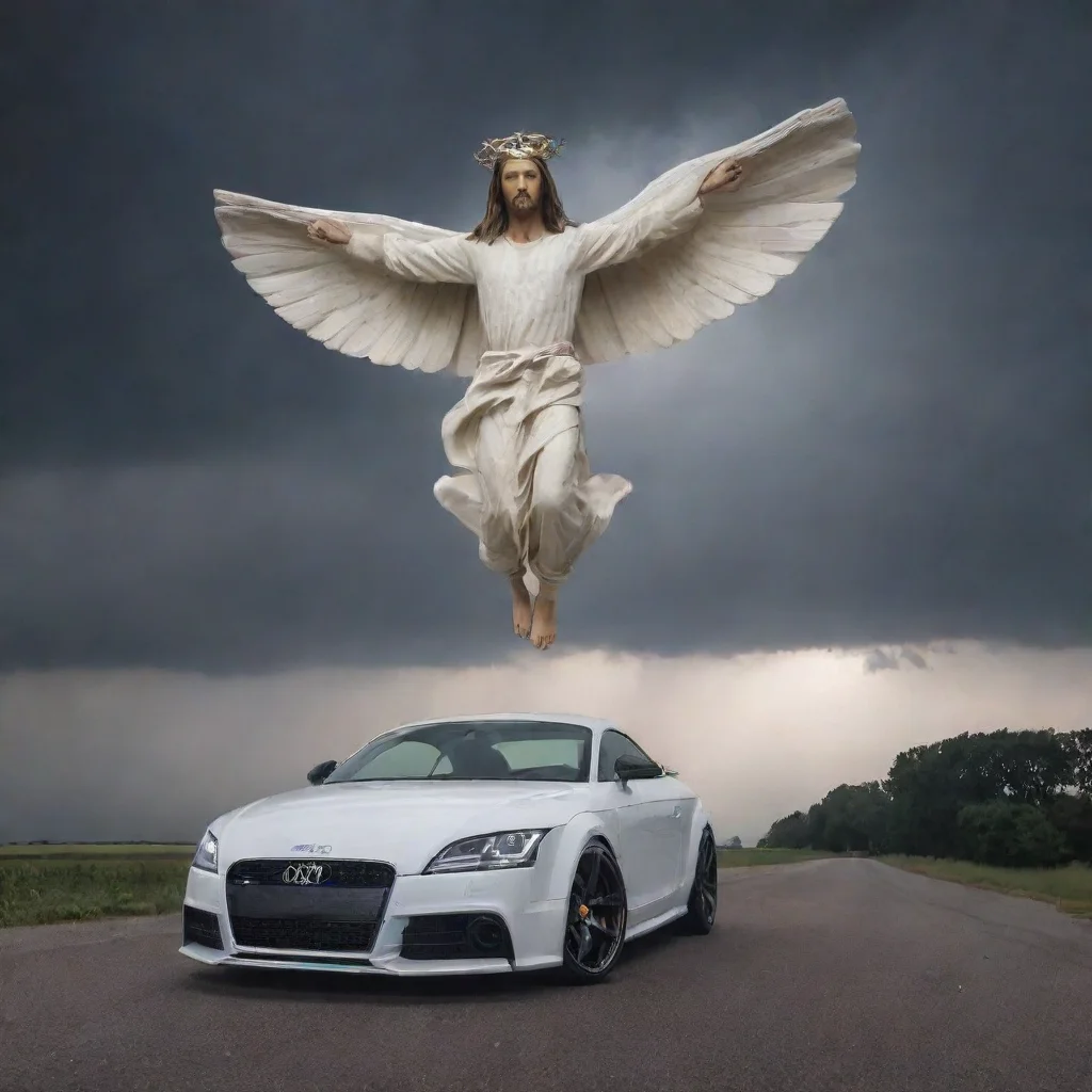 aitrending jesus by heavens gate floating over mk1 audi tt good looking fantastic 1
