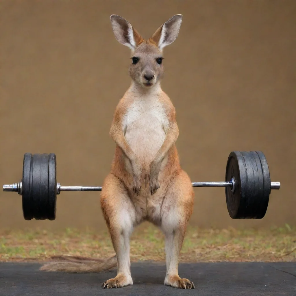 trending kangaroo weightlifter good looking fantastic 1