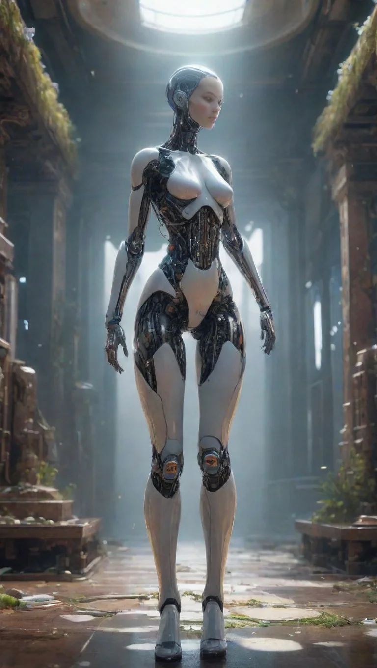 trending kindhearted ai after singularity where ai comes to life hd artstations stunning utopian  good looking fantastic 1 tall