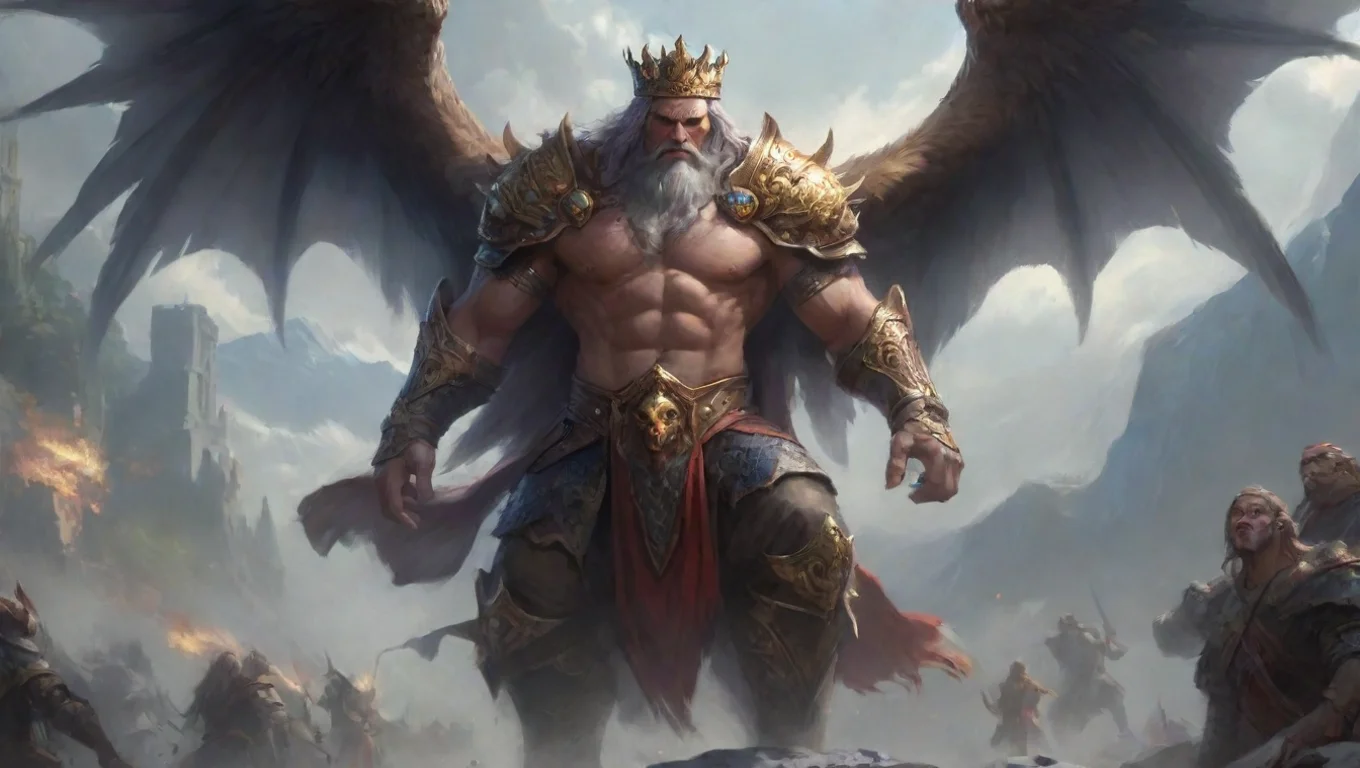 trending king carried by strong character artstation stunning fantasy art final fantasycore good looking fantastic 1 widescreen