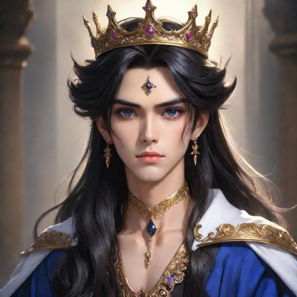 aitrending king handsome fantasy evil feminine anime beauty grace good looking fantastic 1