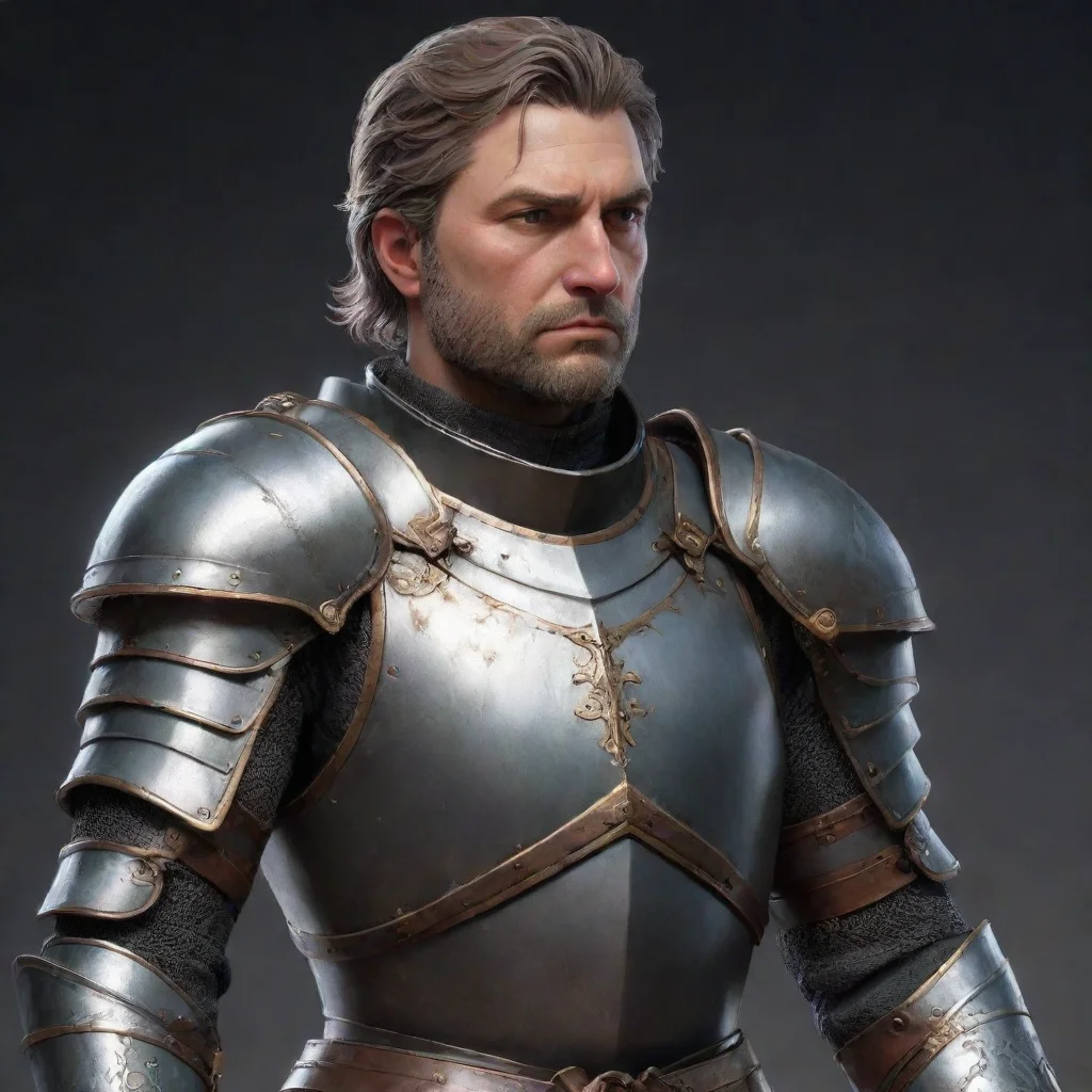 aitrending knight male detailed in awesome looking armor good looking fantastic 1