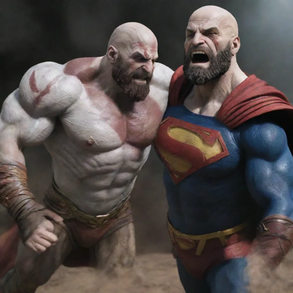 trending kratos lutando com superman good looking fantastic 1