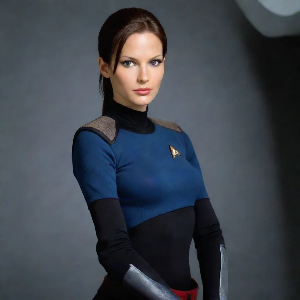 aitrending lara croft as star trek tng officer good looking fantastic 1