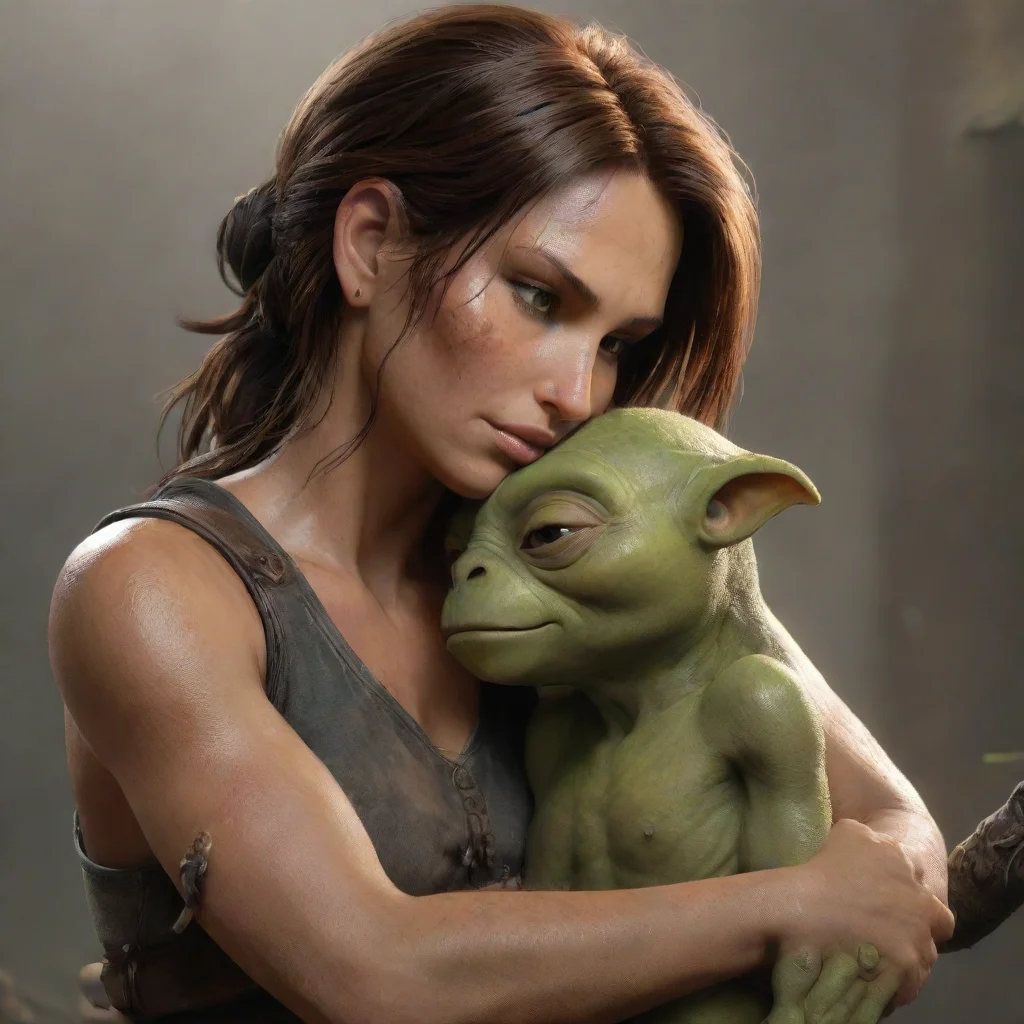 aitrending lara croft cuddles with goblin good looking fantastic 1