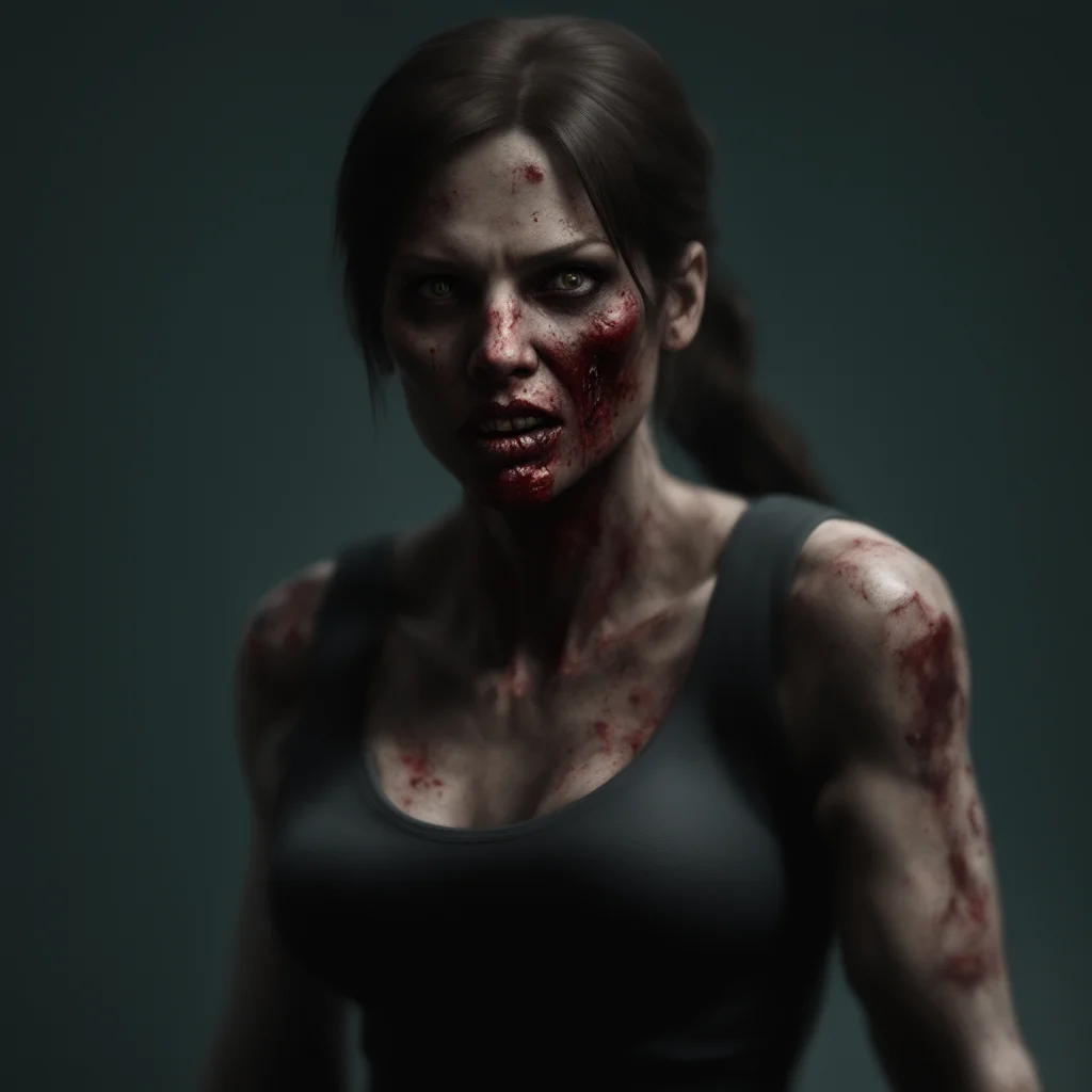 trending lara croft turned into zombie good looking fantastic 1