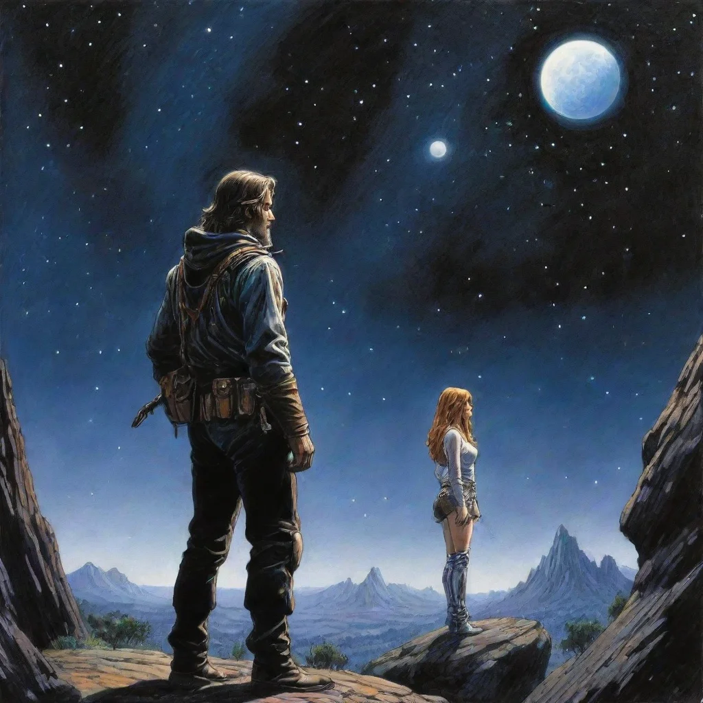 aitrending larry elmore planet night sky stars ink artwork good looking fantastic 1