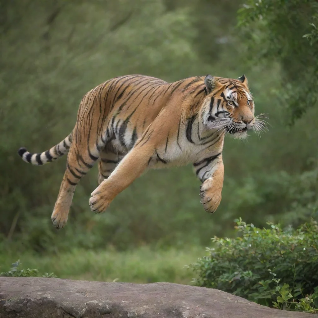 trending leaping tiger good looking fantastic 1
