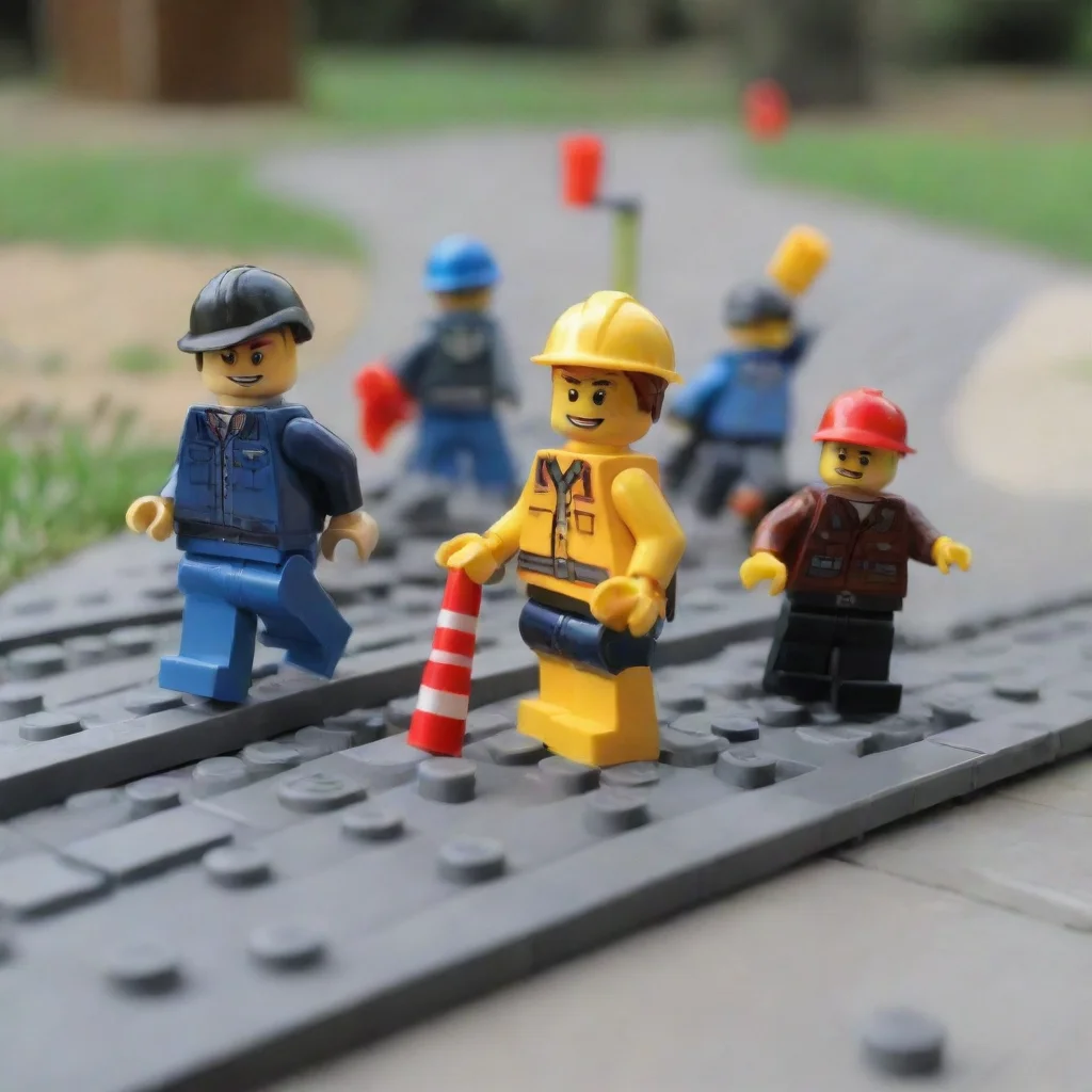 aitrending lego 5 engineers run  good looking fantastic 1