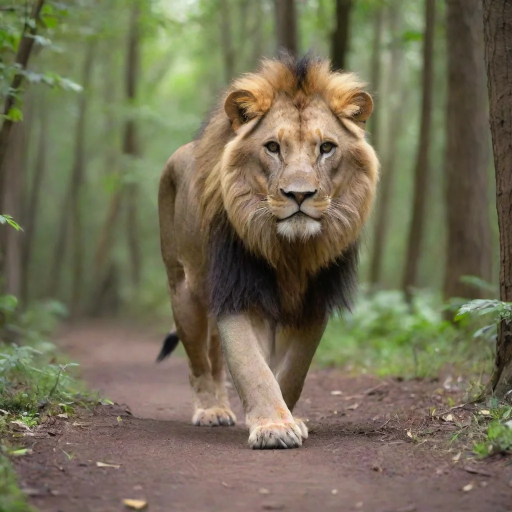 trending lion walk in a forests good looking fantastic 1
