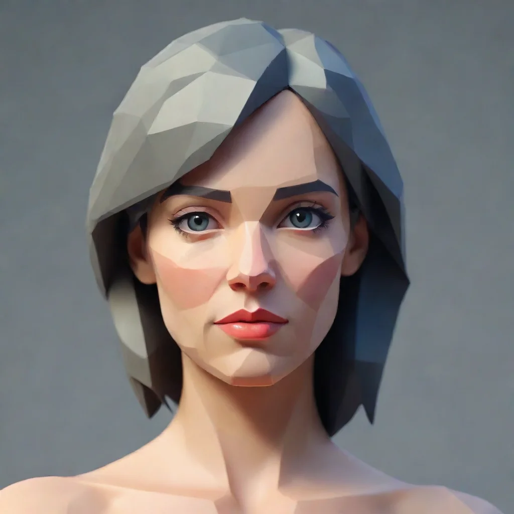 trending low poly female good looking fantastic 1
