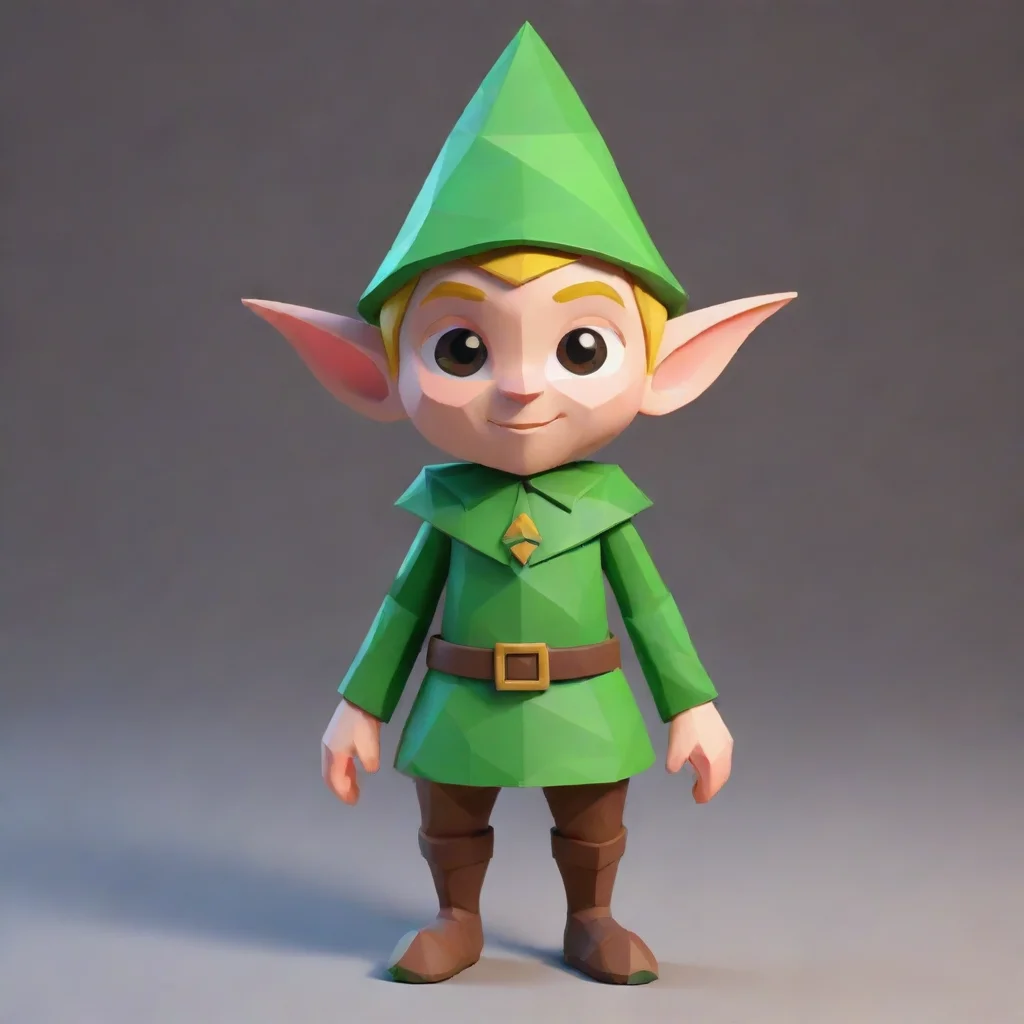 trending lowpoly elf good looking fantastic 1