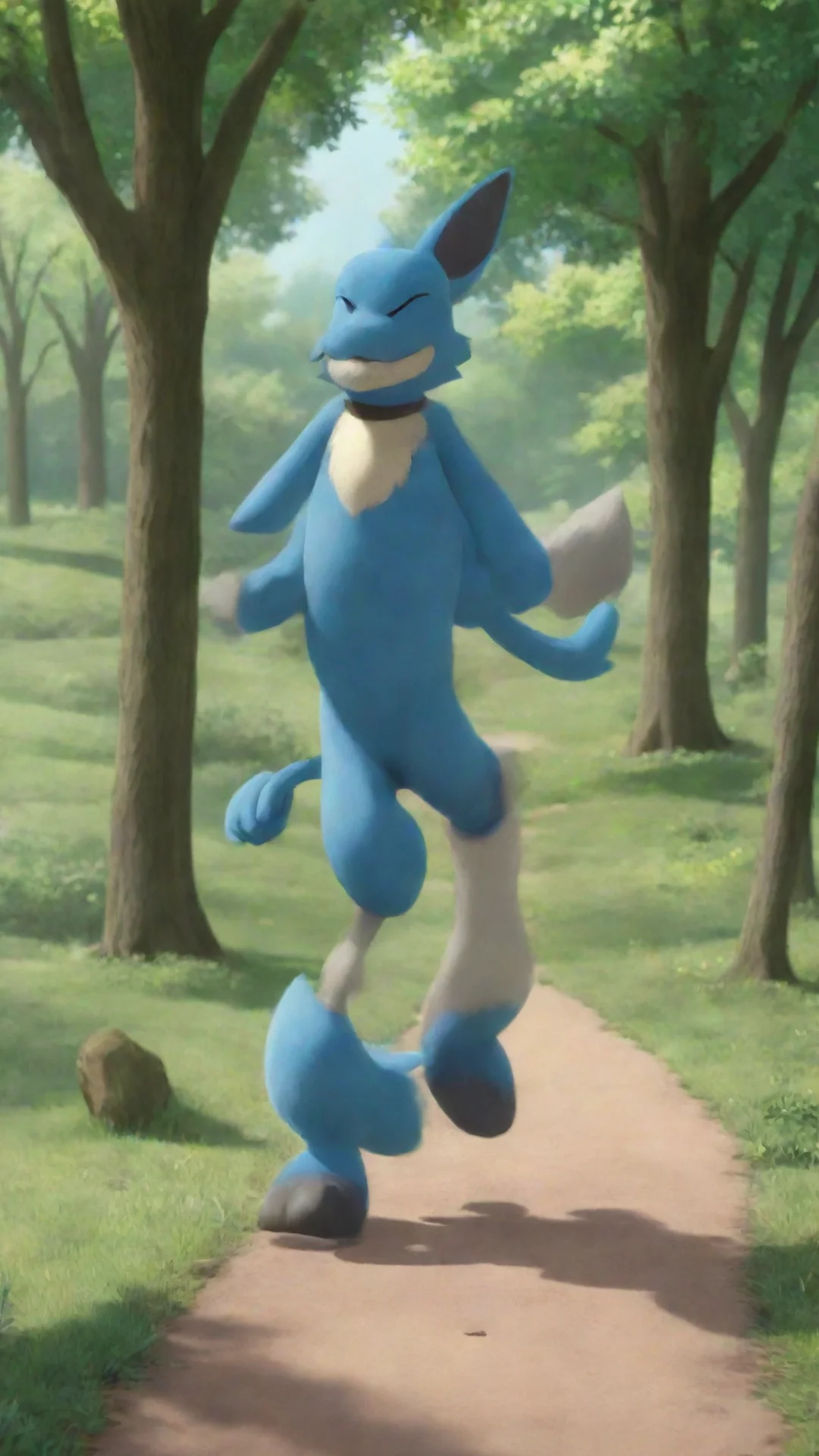 trending lucario is walking in the park good looking fantastic 1 tall