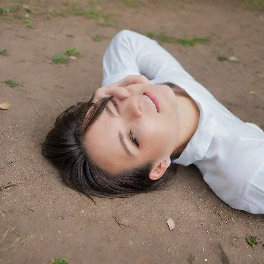 aitrending lying on the ground with head cut down good looking fantastic 1
