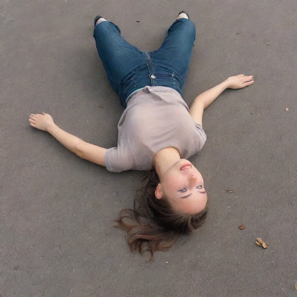 aitrending lying on the ground without head. good looking fantastic 1