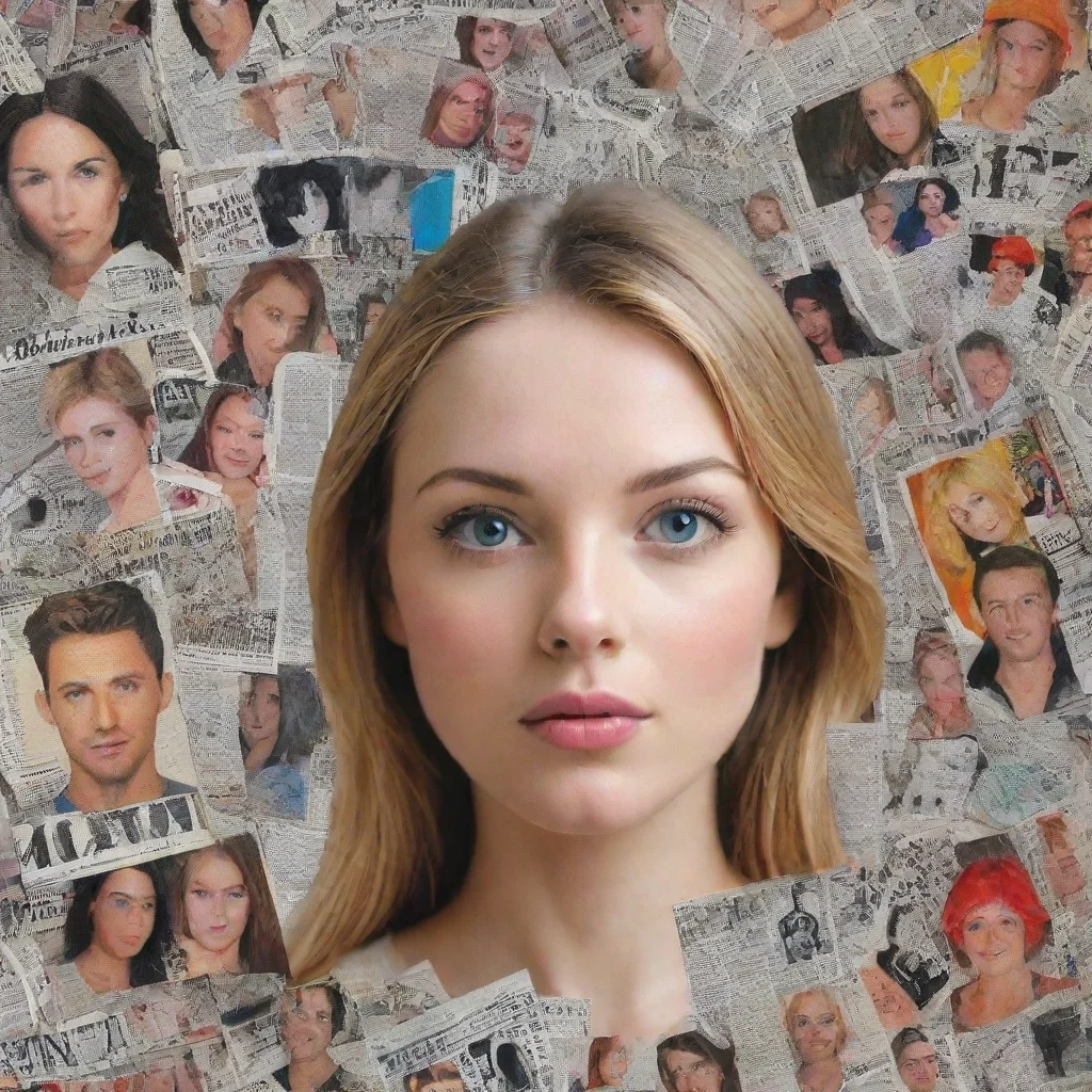 aitrending magazine collage portrait  good looking fantastic 1