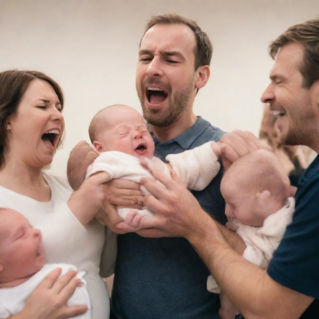 aitrending man choking a newborn baby while other people laugh good looking fantastic 1