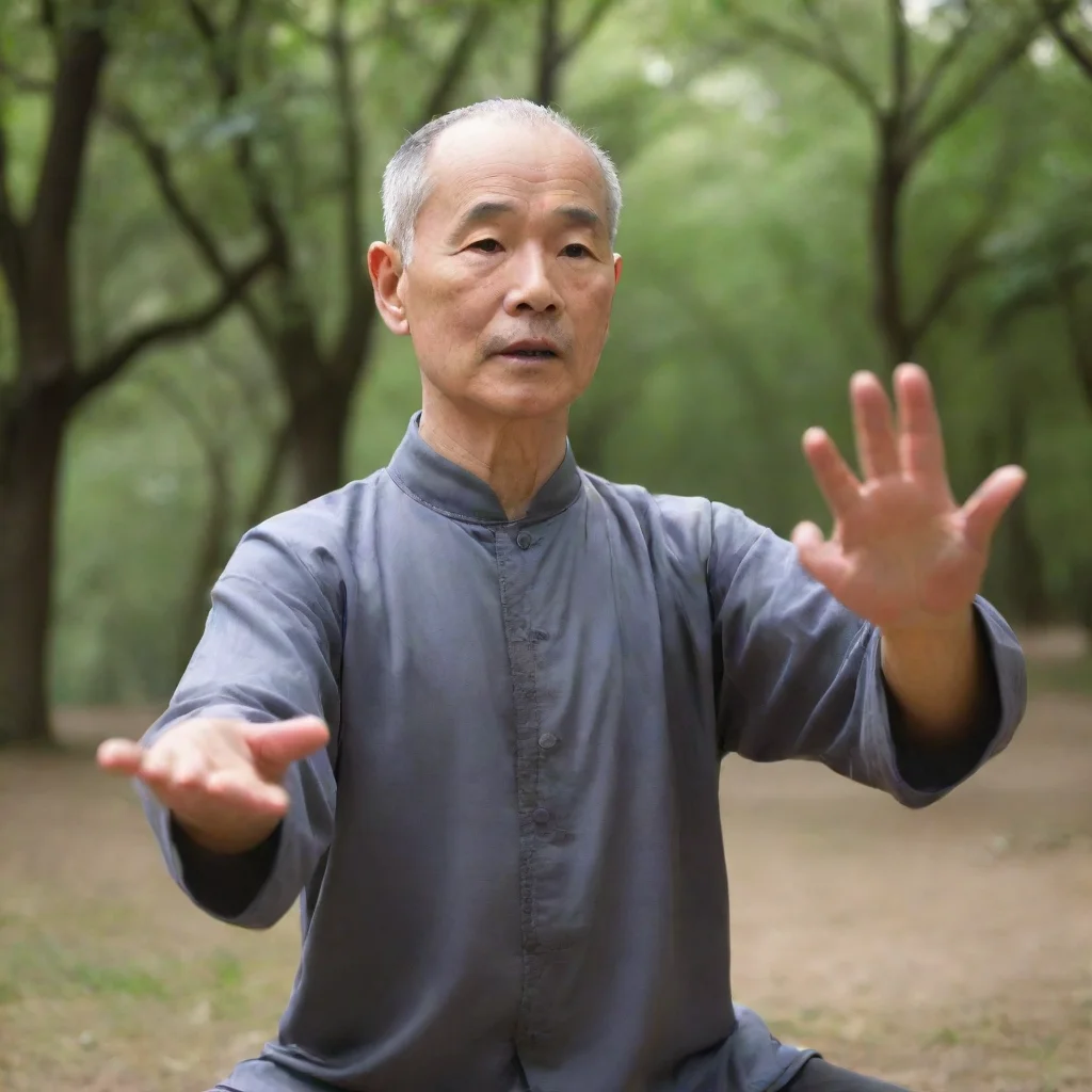 aitrending man doin tai chi exercises good looking fantastic 1