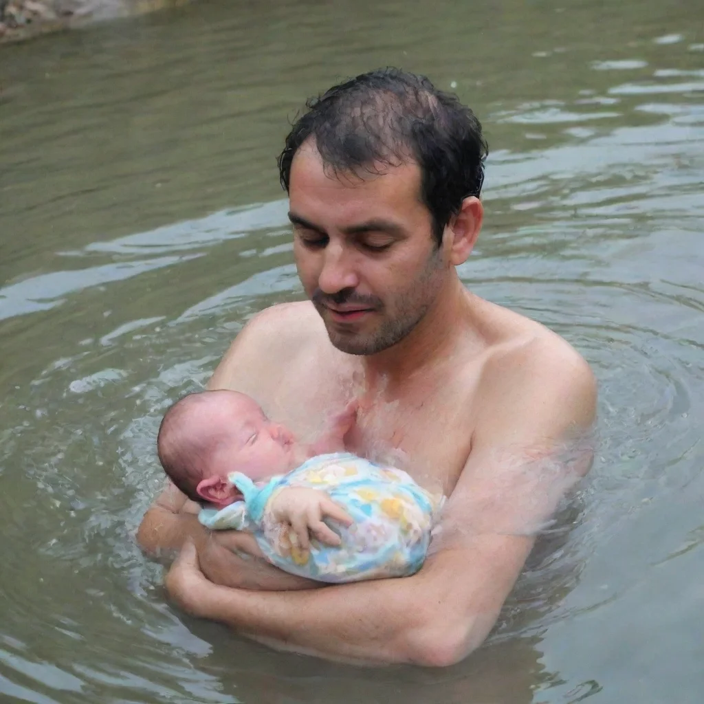 trending man drowning a newborn baby good looking fantastic 1