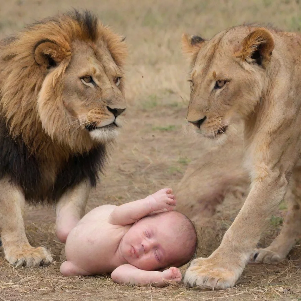 aitrending man gives newborn baby to lions as food good looking fantastic 1
