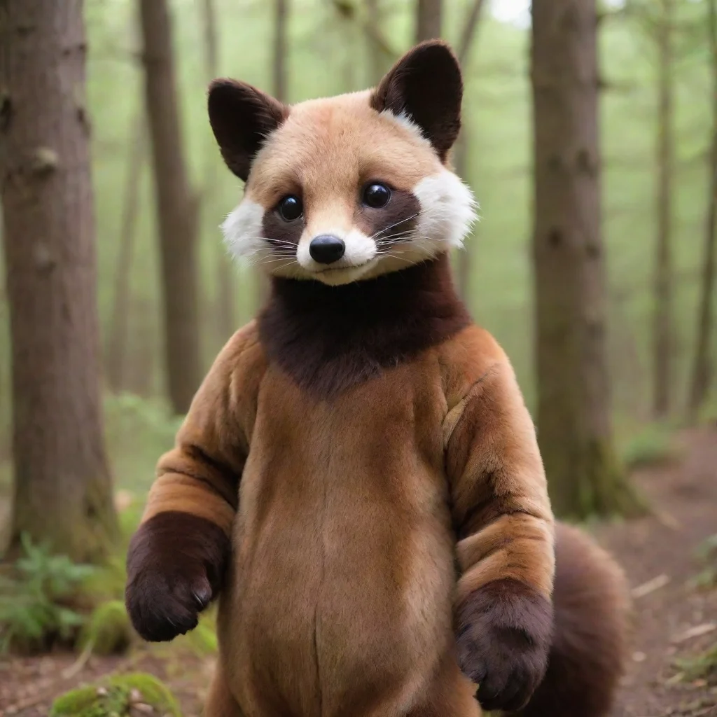 trending man in pine marten fursuit good looking fantastic 1