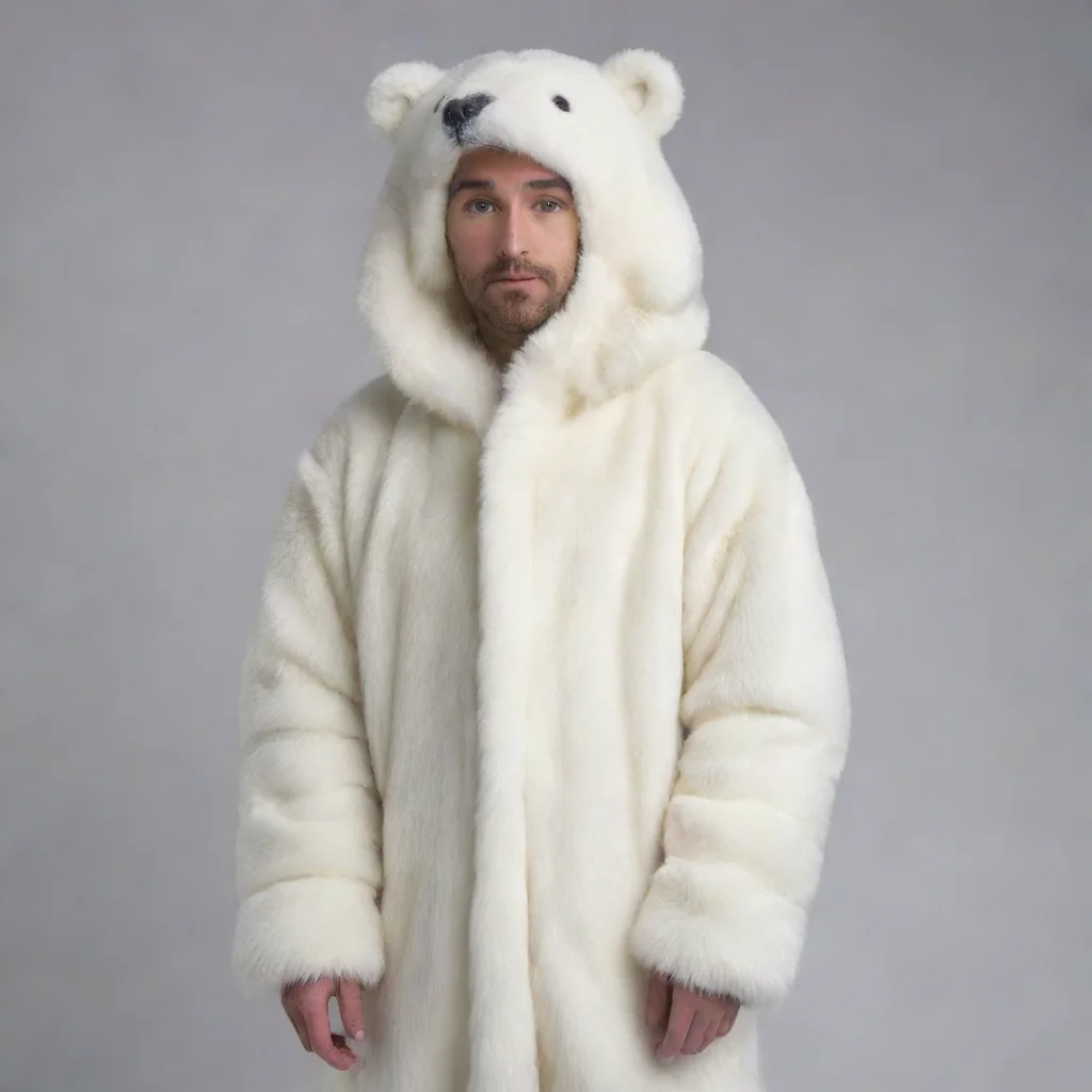 aitrending man in polarbear fursit good looking fantastic 1