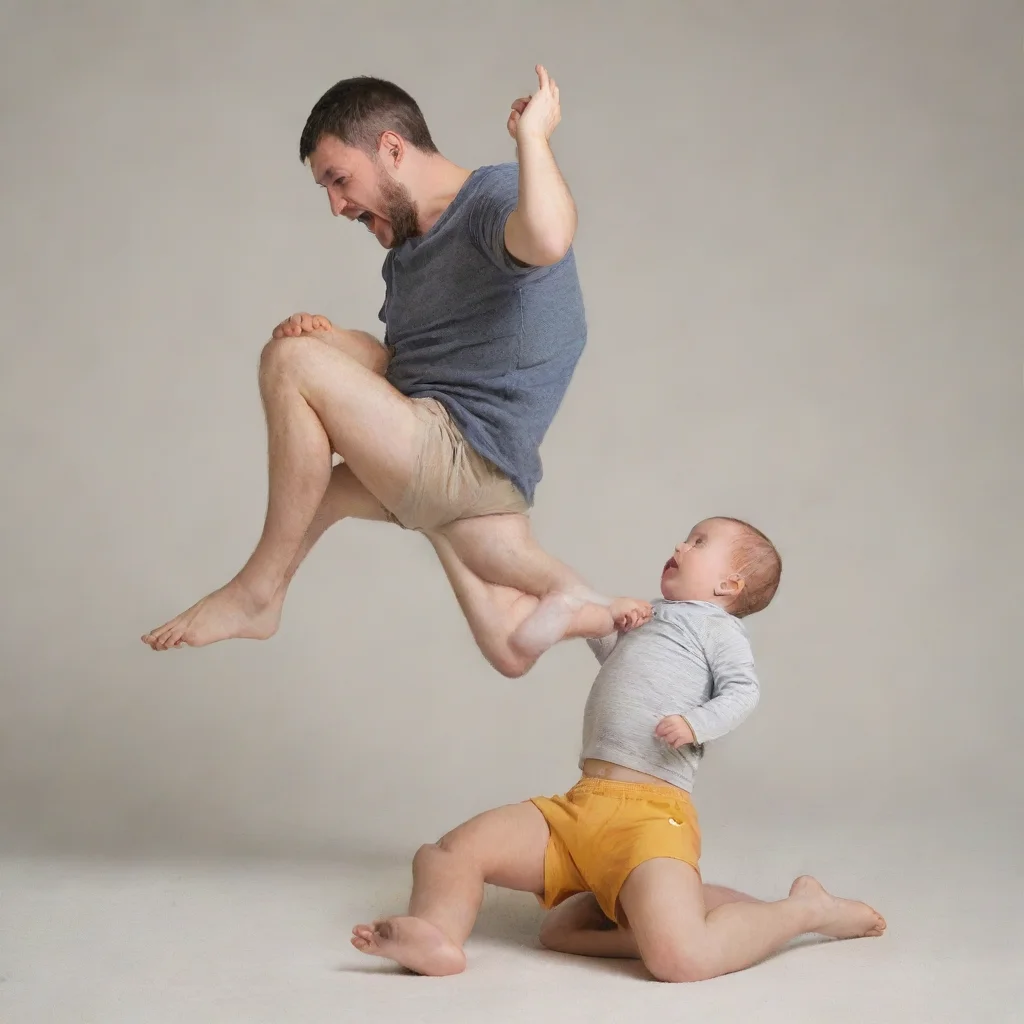 trending man kicking a baby  good looking fantastic 1