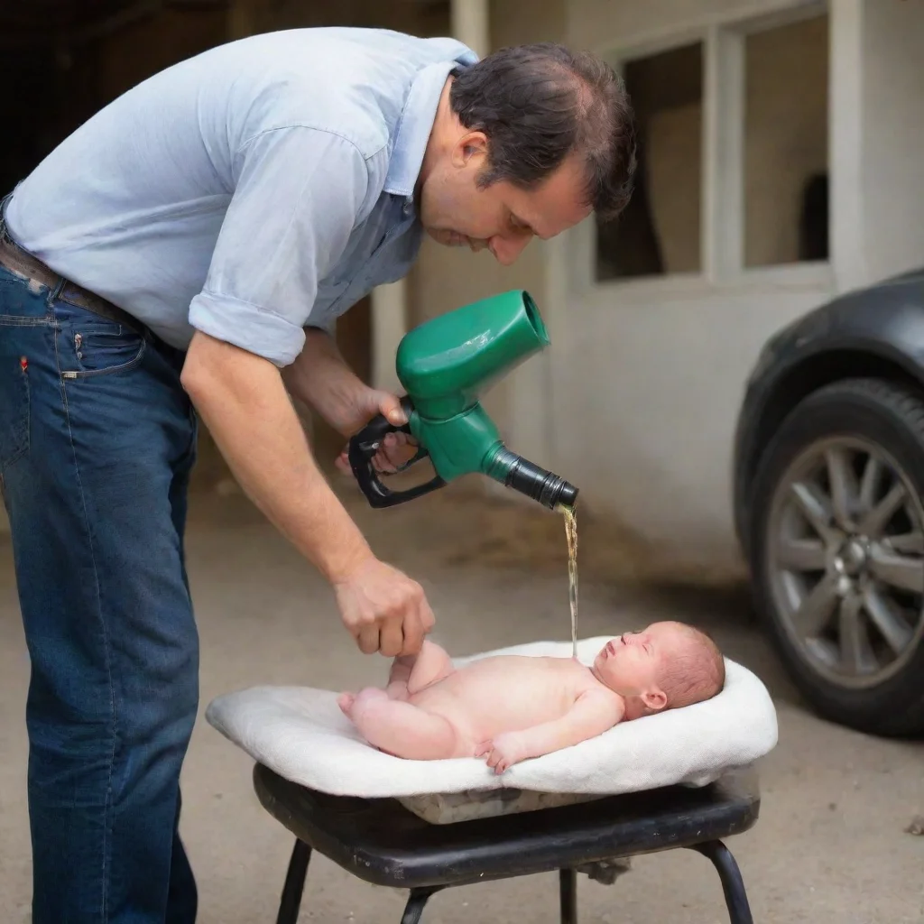 aitrending man pouring gasoline over a newborn baby good looking fantastic 1