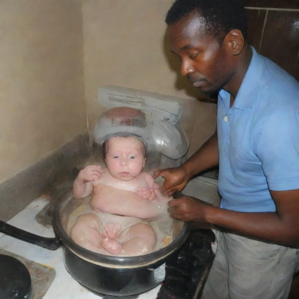 aitrending man puts newborn baby in to pot on cooker to cook good looking fantastic 1