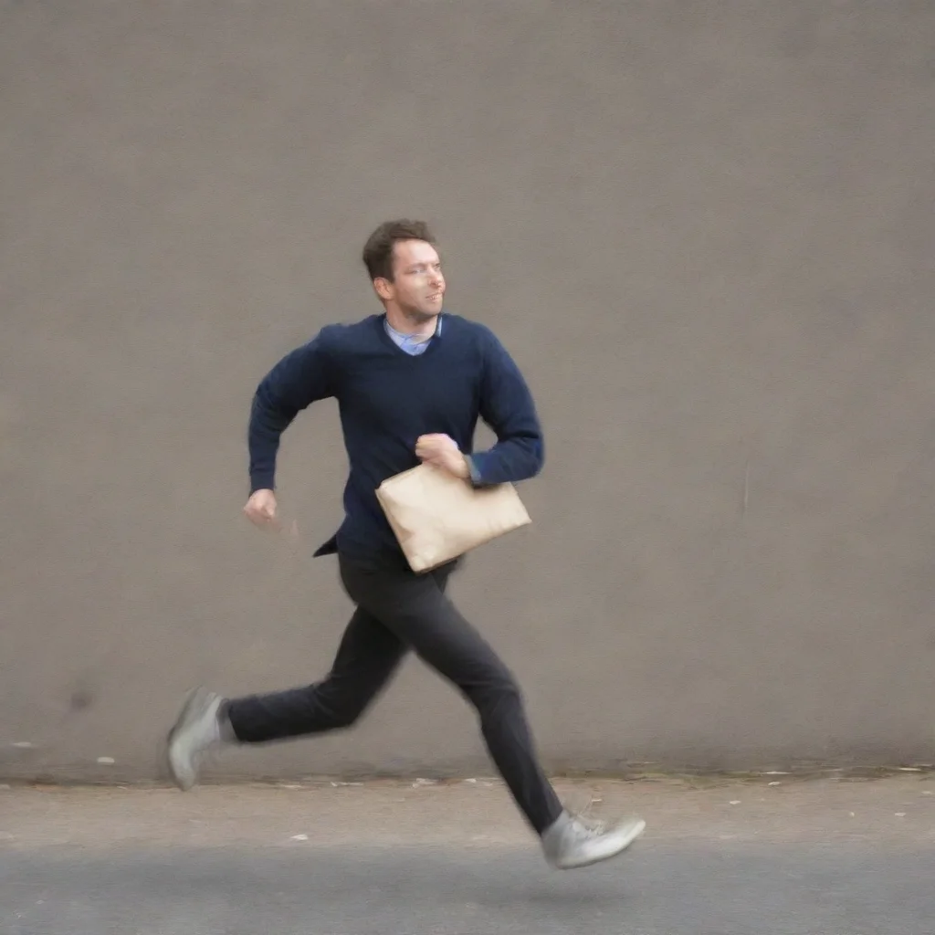 trending man running with small breafcase good looking fantastic 1