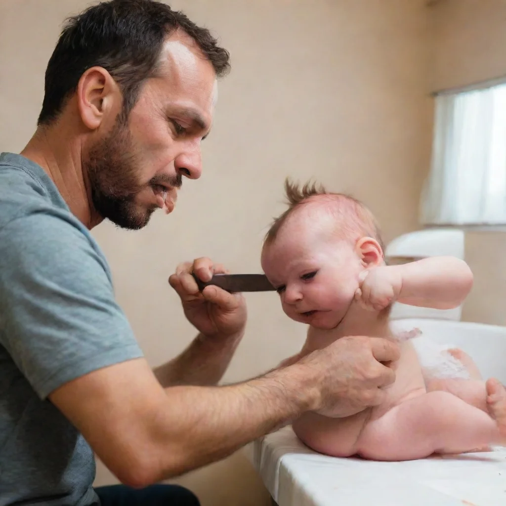 trending man stabbing a baby with a knife good looking fantastic 1