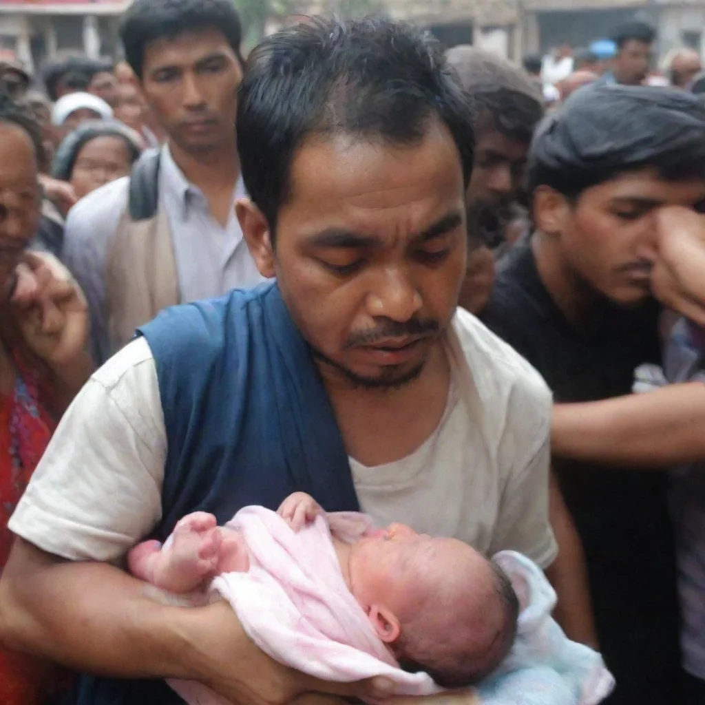 trending man strangles a newborn baby while people watch good looking fantastic 1