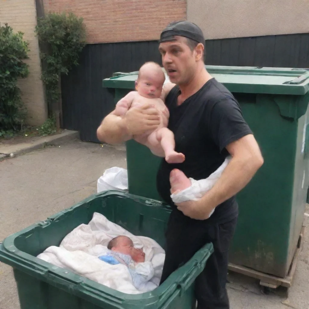 aitrending man throwing a newborn baby in the dumpster good looking fantastic 1
