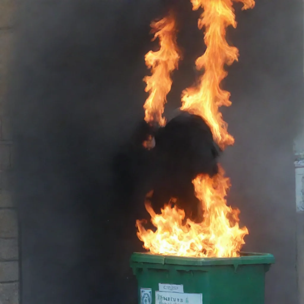 aitrending man throwing newborn babies in the bin on fire good looking fantastic 1