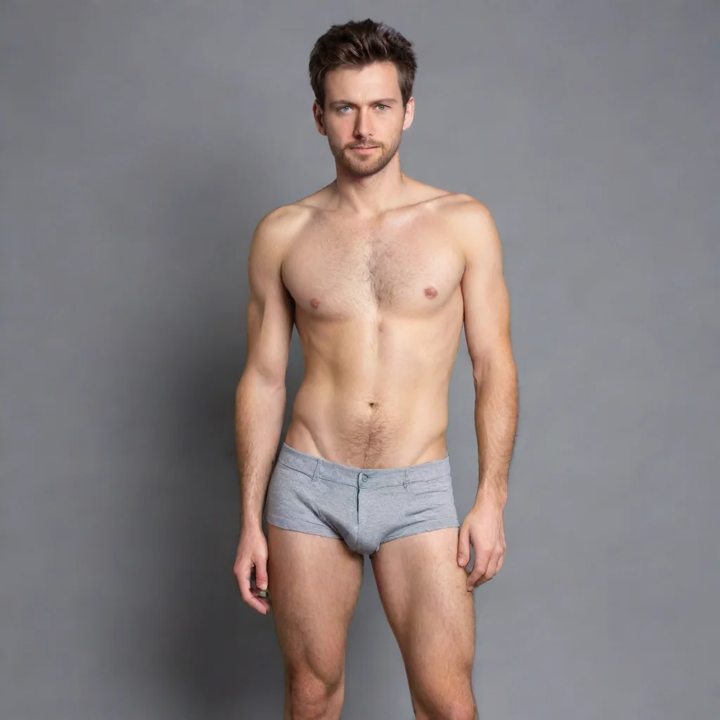 aitrending man with no pants and shirt good looking fantastic 1