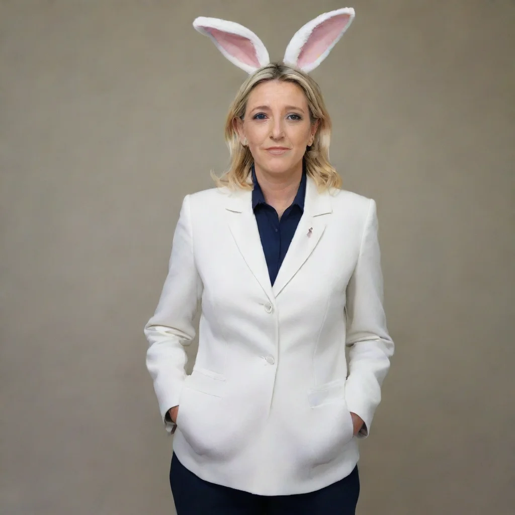 trending marine lepen en tenue de lapin good looking fantastic 1