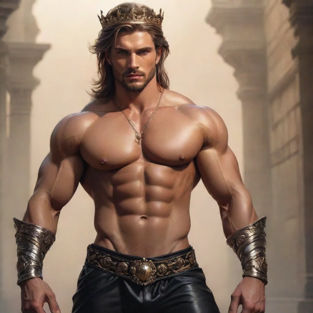 trending masculine fantasy art handsome king stunning hd aesthetic abs good looking fantastic 1