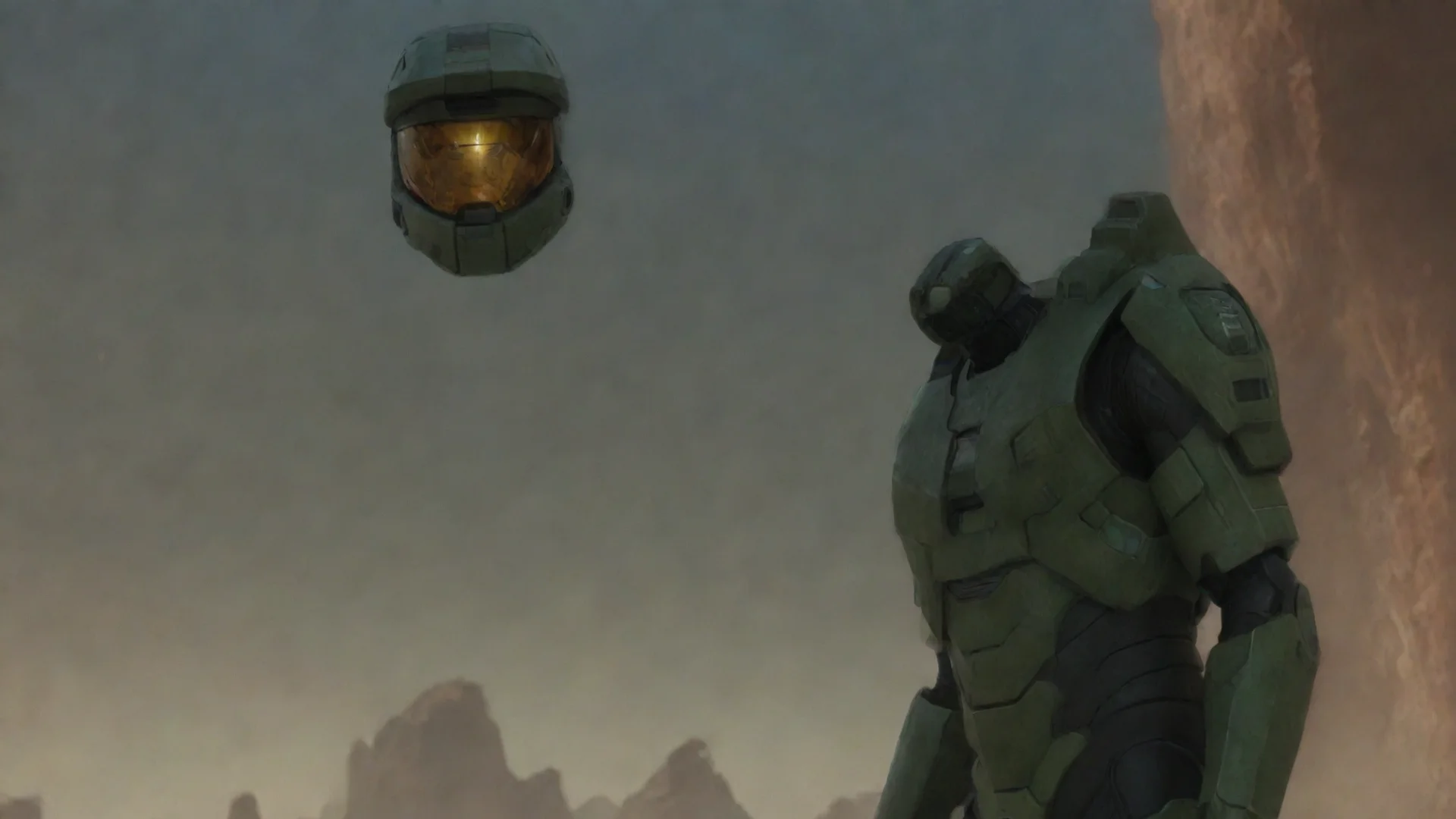 trending master chief with earth behind him good looking fantastic 1 wide