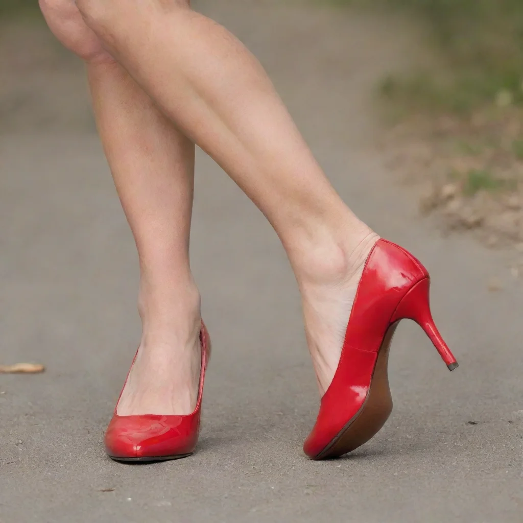 aitrending mature hd red high heels good looking fantastic 1