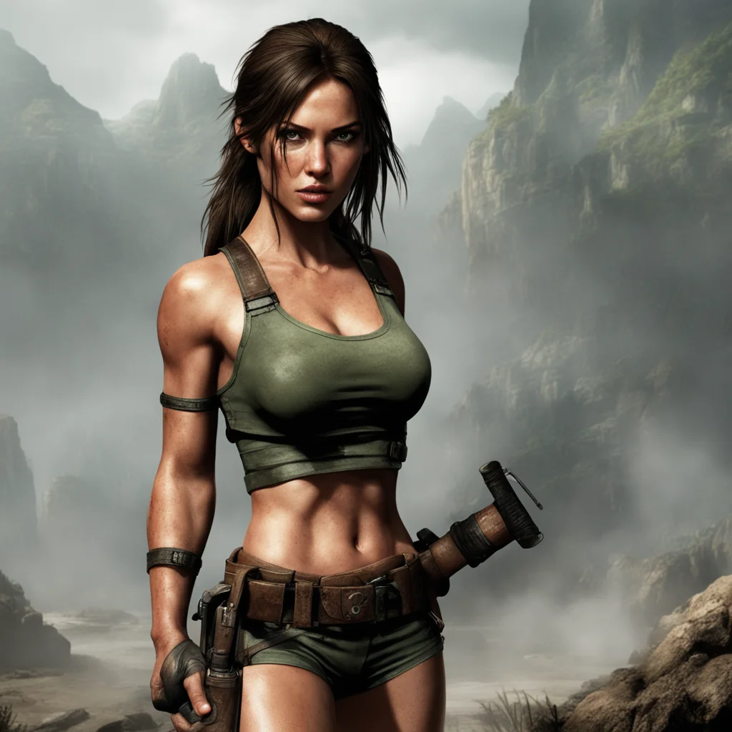 aitrending monster bites lara croft good looking fantastic 1