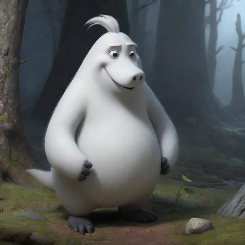 trending moomin groke confident engaging wow artstation art 3 good looking fantastic 1