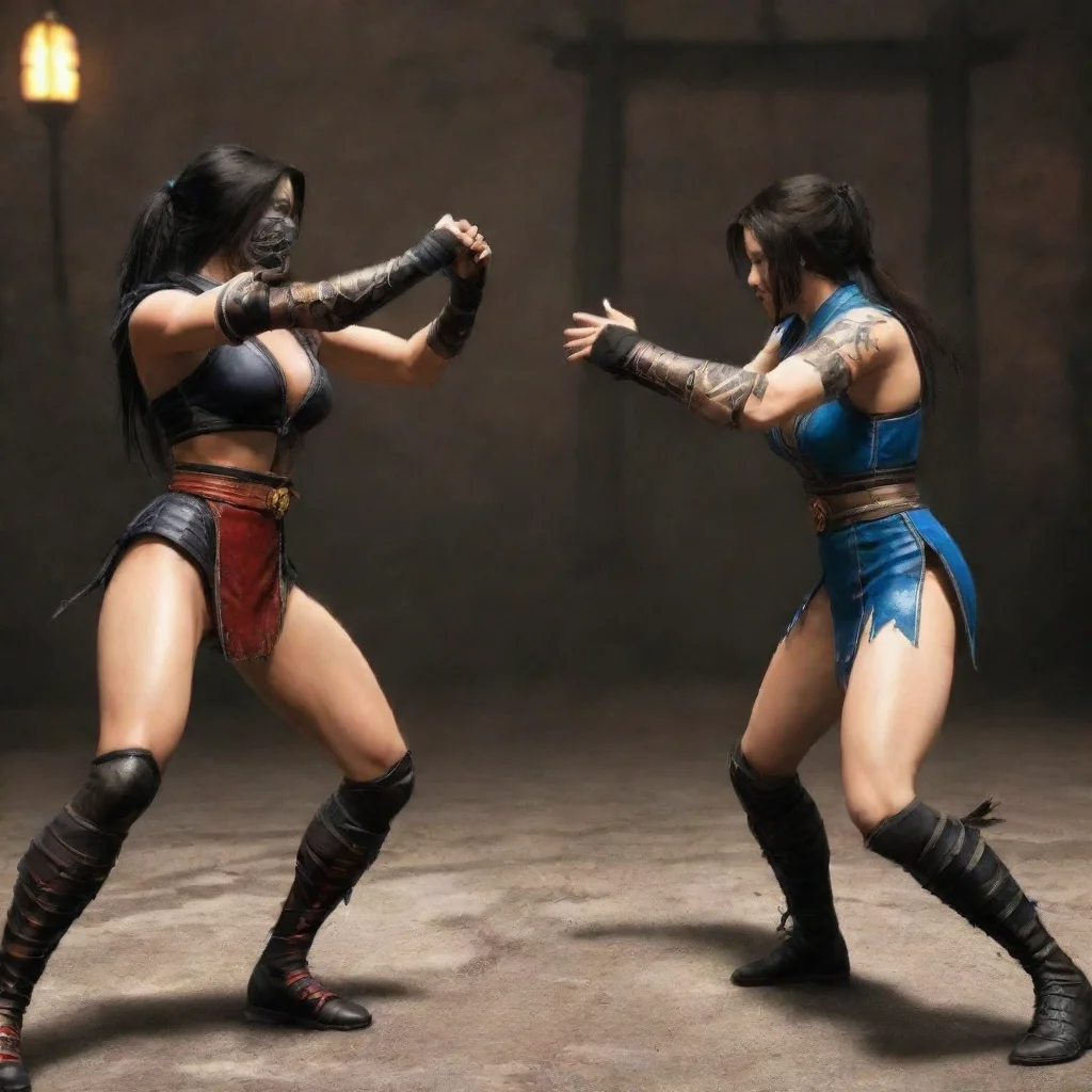 aitrending mortal kombat fight between females good looking fantastic 1