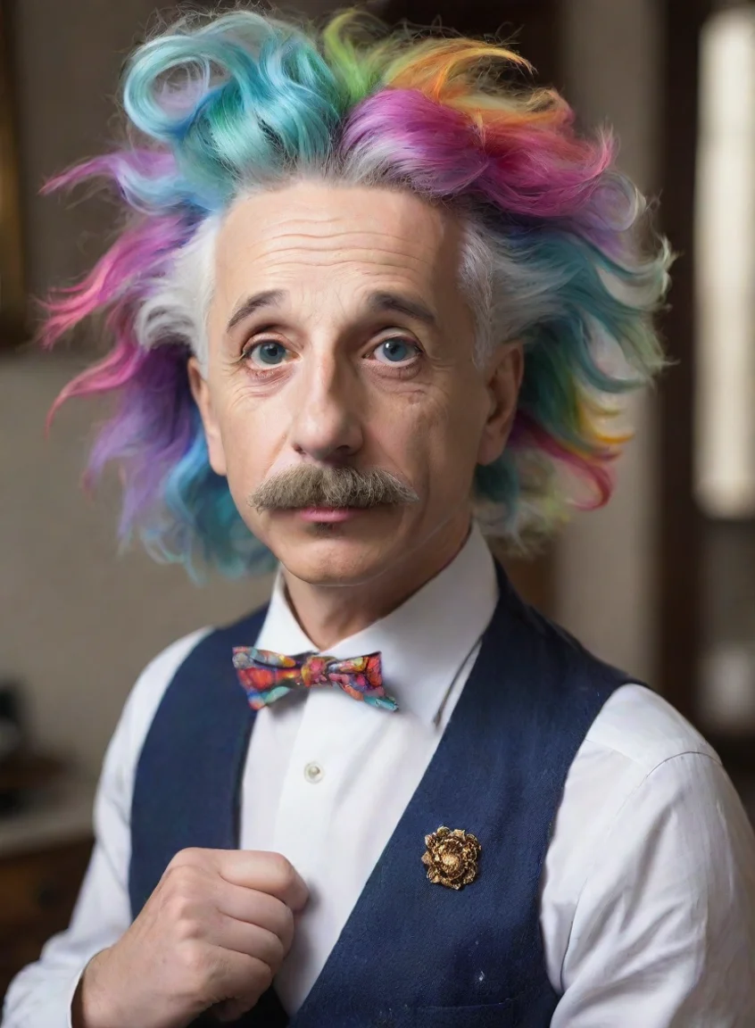 trending multicolored hair jacked strong einstein aesthetic quality dslr master shoot regal good looking fantastic 1 portrait43