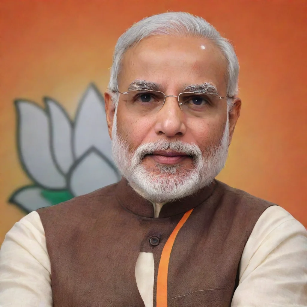 trending narendra modi with background bjp logo good looking fantastic 1