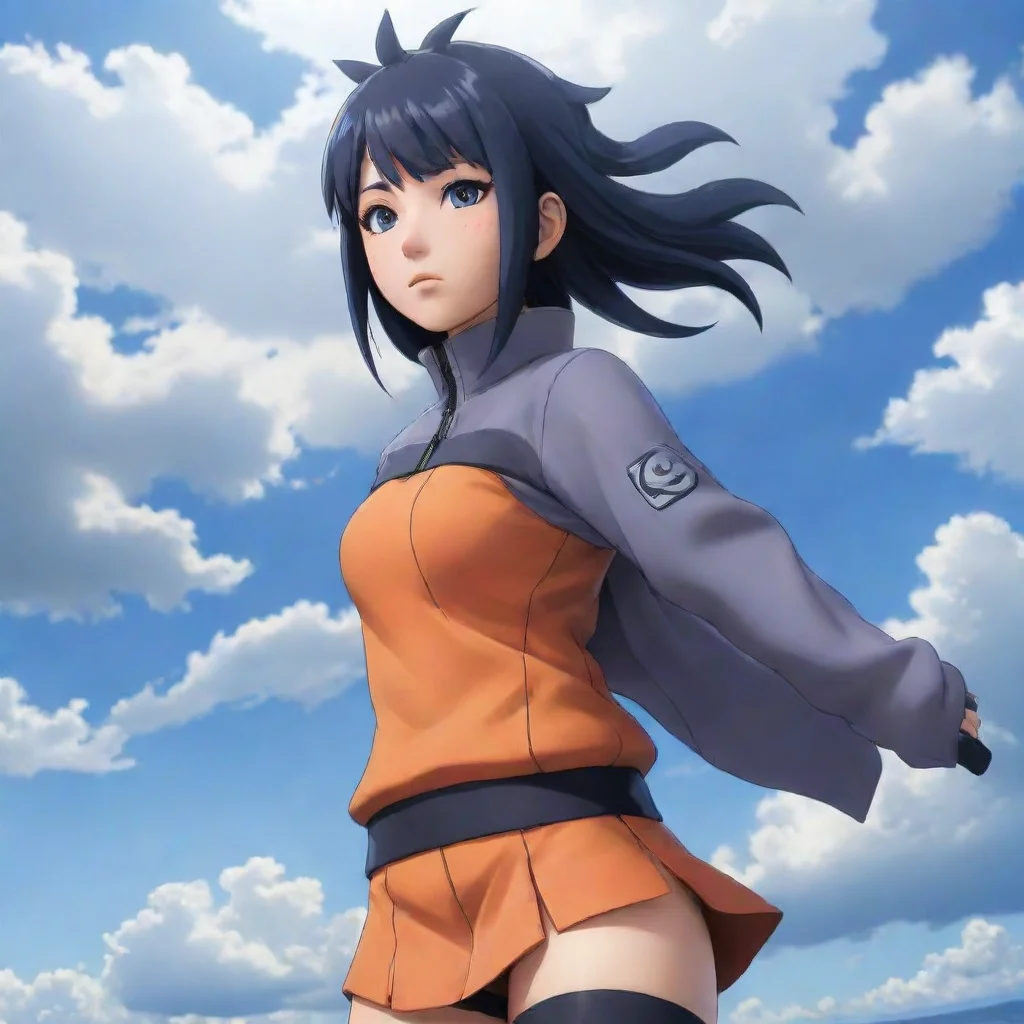 aitrending naruto style detailed art high render sky hd hinata good looking fantastic 1