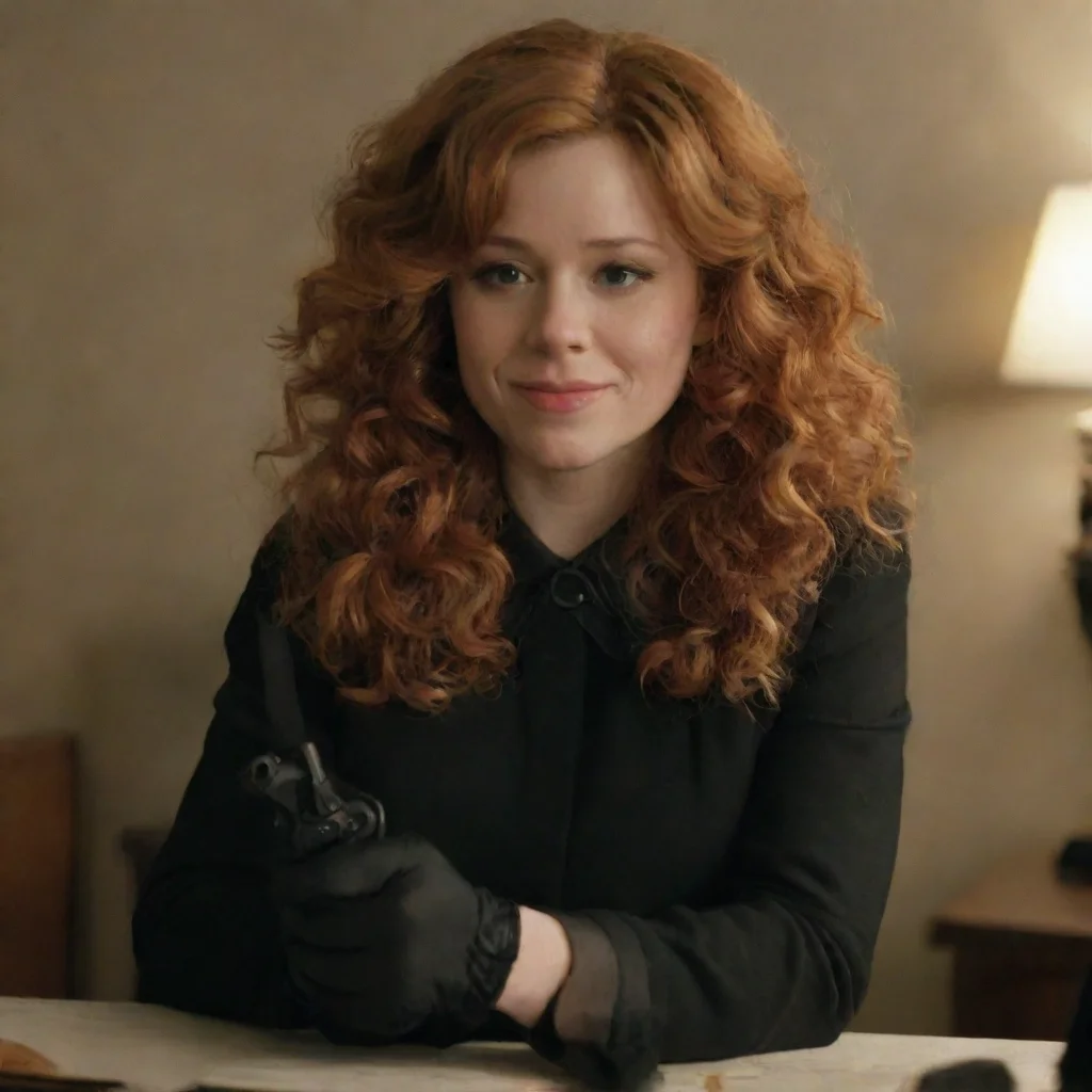 aitrending natasha lyonne from russian doll smiling with black gloves and gun hd good looking fantastic 1