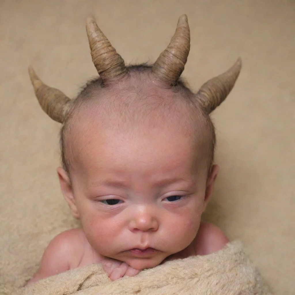 aitrending newborn baby bieng born with horns on its head good looking fantastic 1