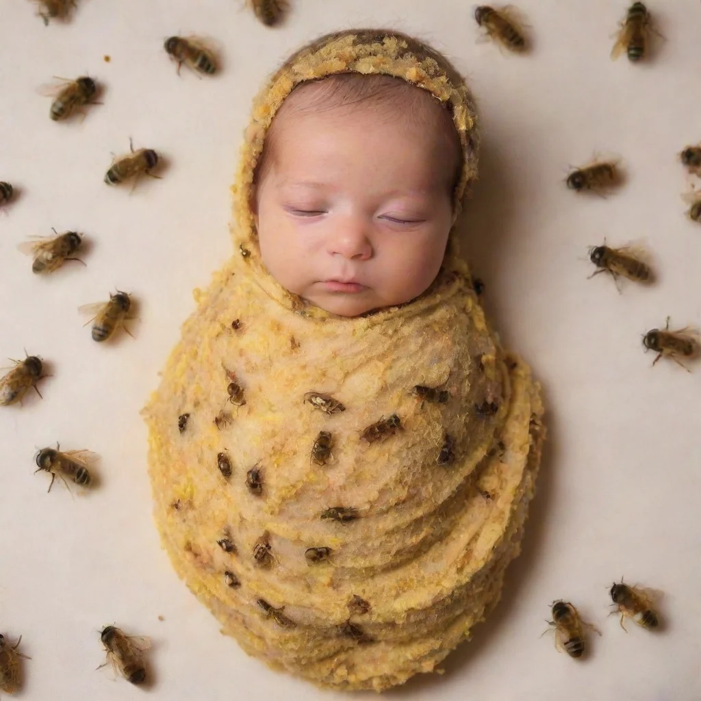 aitrending newborn baby covered in bees good looking fantastic 1