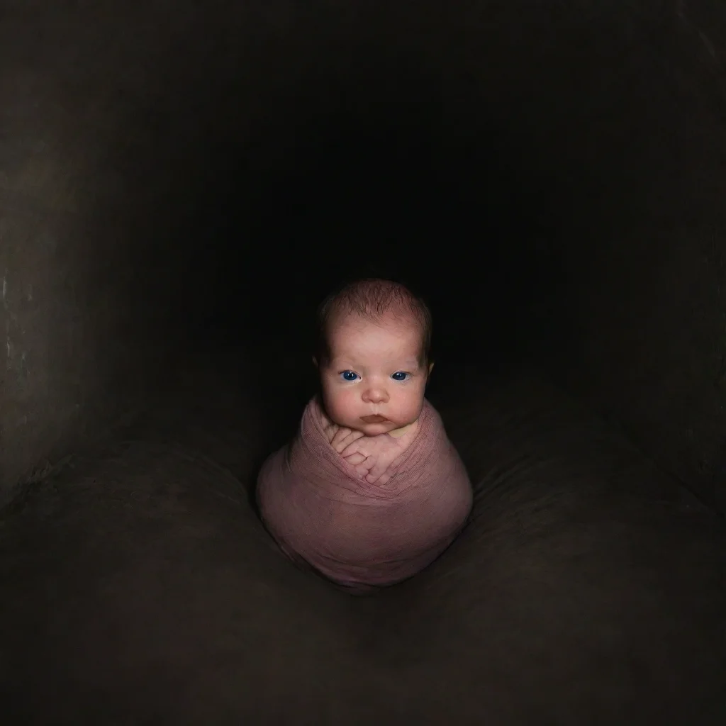 trending newborn baby in a dark tunnel good looking fantastic 1