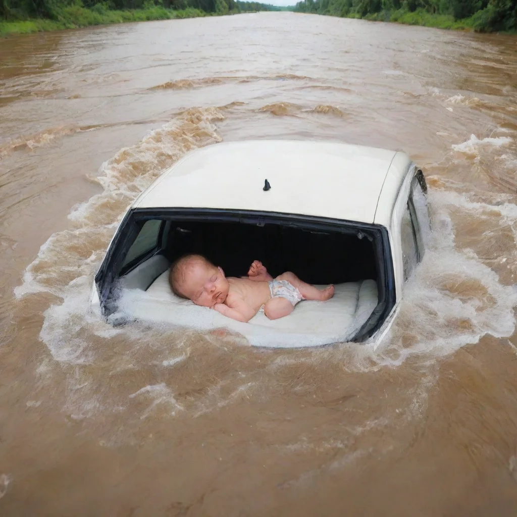 trending newborn baby in car in a river good looking fantastic 1